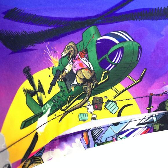 Culprit Swimwear Men's Size XXL Dinosaur Mayhem Print Swim Shorts Multicolor NEW - Picture 5 of 9